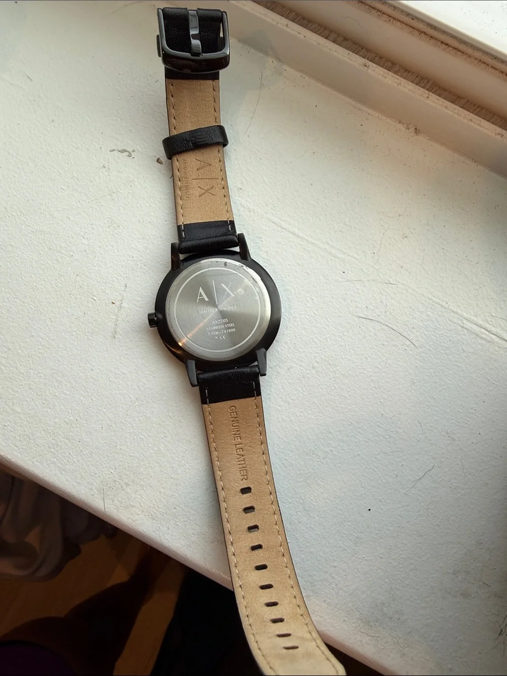 Armani Exchange Black Minimalist Men's Watch